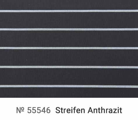 Kissen Art.Nr. 55546 - Streifen Anthrazit