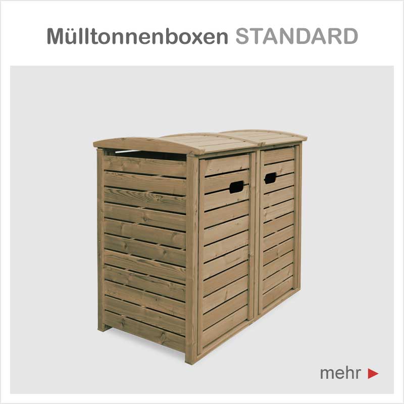 Mülltonnenboxen STANDARD aus Asiatischer Zeder (FSC)