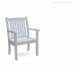 Preview: 1-Sitzer Gartensessel Gartenbank ROYAL lackiert