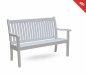 Preview: 2,5-Sitzer Gartenbank ROYAL weiss - Summer SALE