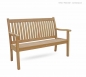 Preview: 2,5-Sitzer Gartenbank ROYAL - Natur Hartholz