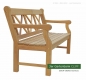 Preview: 3-Sitzer Holzgartenbank CLIFF - FSC Hartholz made in Germany