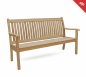 Preview: SALE - 3er Gartenbank ROYAL  Natur