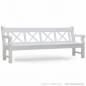 Preview: Holzbank HAMPTON 4-Sitzer - Made in Germany