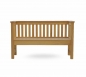 Preview: Elegante Holzgartenbank NEWGATE aus OUM-IROKO Hartholz - Ausführung Holz Natur