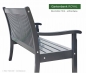 Preview: Gartenbank ROYAL - RAL 7016 anthrazitgrau