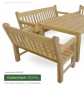 Preview: Gartentisch ROYAL mit Gartenbänken WINDSOR