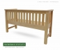 Preview: Gartenbank NEWGATE - die elegante Optik der Gartenbank harmonisiert perfekt mit Häusern im modernem Baustil.