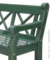 Preview: RAL-Farbton 6009 Tannengrün - Holzgartenbank Hampton