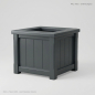Preview: Pflanzkasten SYLT mit Satteldach - RAL 7016 anthrazitgrau