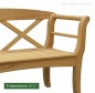 Preview: Gartenbank SYLT - Original Friesenbank SYLT - Hartholz Natur