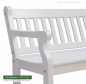 Preview: Gartenbank HYDE PARK aus dauerhaftem ODUM-IROKO Hartholz