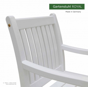 Gartensessel ROYAL mit Edelstahl-Schrauben