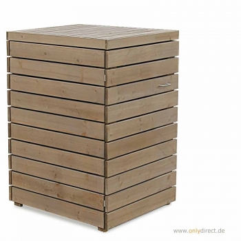 1 x 240 Liter Mülltonnenbox PRIMUS - Asiatische Zeder (FSC)