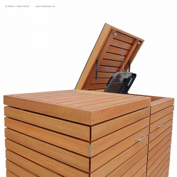 Mülltonnenbox CUBUS - ohne HPL-Abdeckplatte