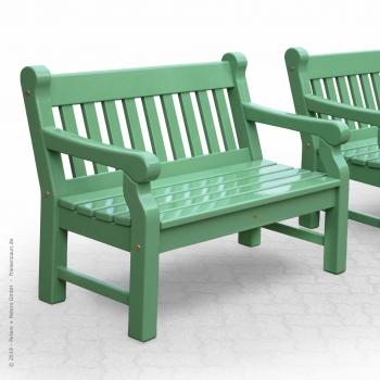 2er Gartenbank WINDSOR - in über 200 RAL Farbtönen lackierbar
