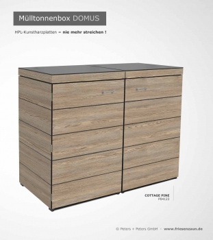 2er Mülltonnenbox DOMUS 240