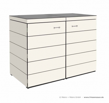 2er Mülltonnenbox DOMUS 120