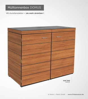 2er Mülltonnenbox DOMUS 240