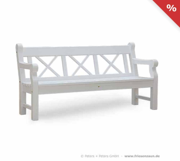 Summer SALE - 3-Sitzer Gartenbank im englischem Landhausstil - Gartenbank HAMPTON