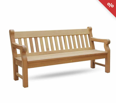 Summer SALE bei Peters + Peters - Gartenbank WINDSOR Natur zum Sonderpreis