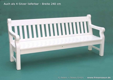 4er Gartenbank WINDSOR - lackiert