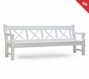 Aktionspreis  Summer SALE : 4er Gartenbank HAMPTON  Made in Germany