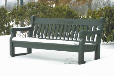 Gartenbank WINDSOR - absolut wetterfest im Sommer und im Winter !
