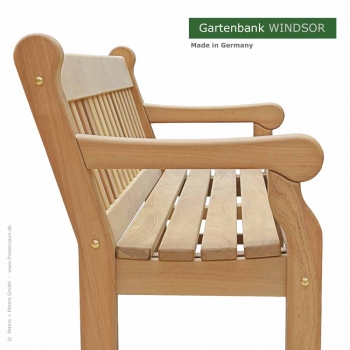 3er Gartenbank - Seitenansicht