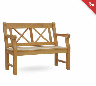 2er Gartenbank CLIFF Natur im Summer SALE mit Rabatt kaufen