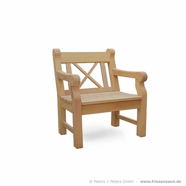 Holzbank - Holzsessel HAMPTON Natur