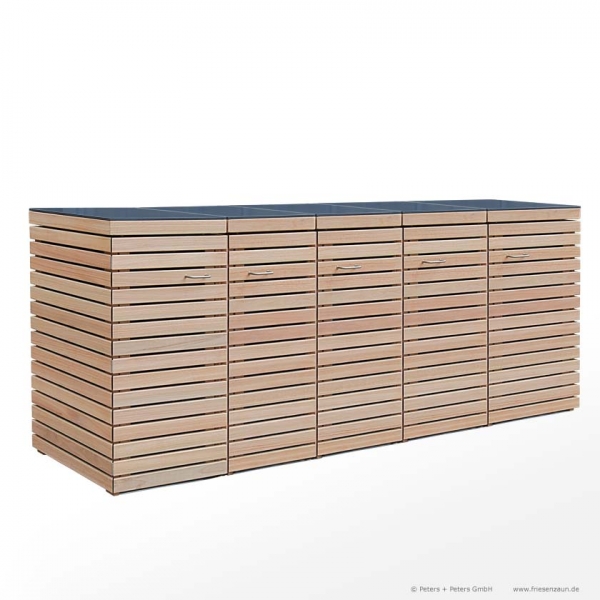 1er Mülltonnenbox CUBUS 120 - Natur
