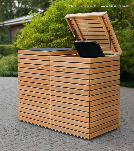 Mülltonnenverkleidung CUBUS - 120 + 240 Liter - Die Müllbox mit Anspruch