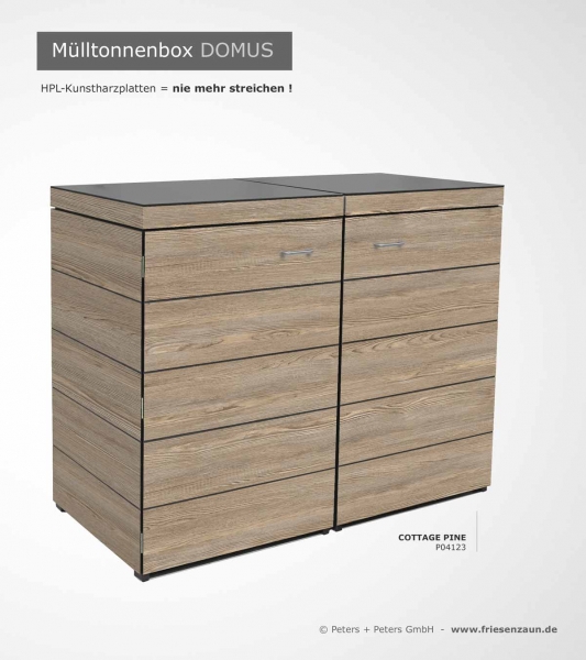 2er Mülltonnenbox DOMUS 240