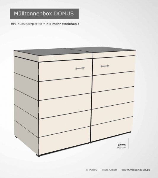 2er Mülltonnenbox DOMUS 240