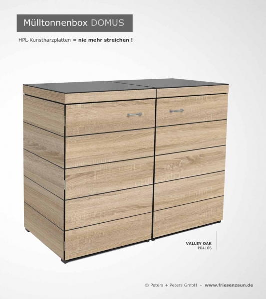 2er Mülltonnenbox DOMUS 240