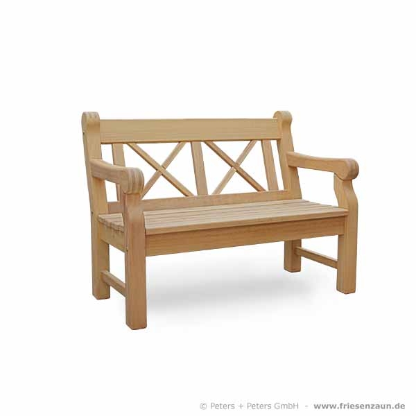 Massive Holzgartenbank HAMPTON - die besonders stabile Gartenbank von Peters + Peters