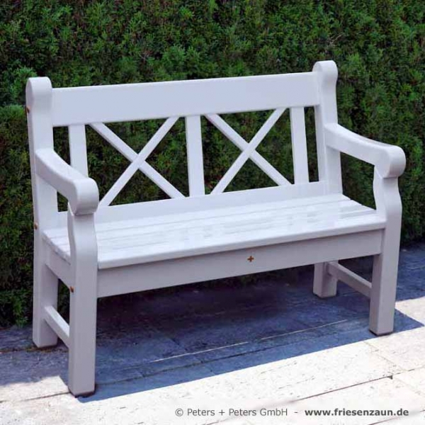 2er Gartenbank HAMPTON - lackiert