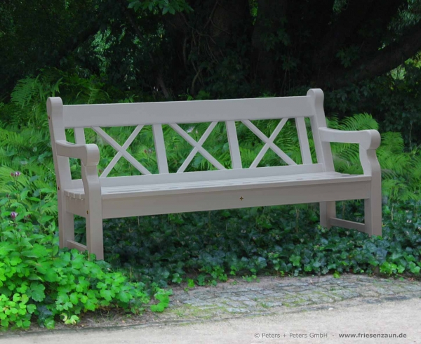 3-Sitzer Gartenbank aus massivem ODUM-IROKO Hartholz - Made in Germany