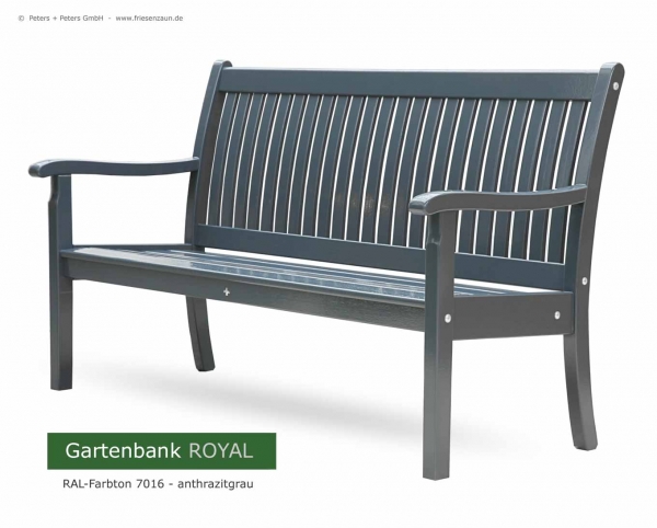 Gartenbank ROYAL - RAL 7016 anthrazitgrau