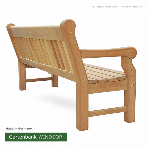 4er Gartenbank Rückenansicht
