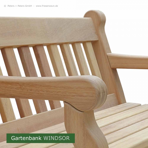 4er Gartenbank WINDSOR - Natur