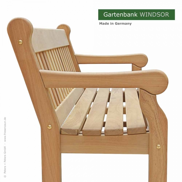 3er Gartenbank - Seitenansicht
