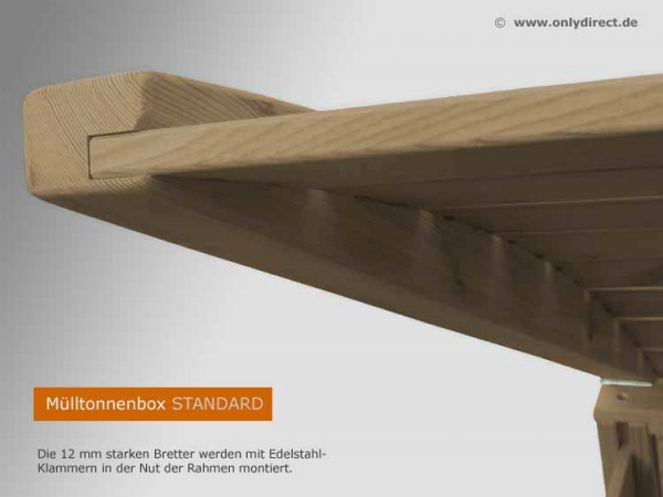 1er Mülltonnenbox STANDARD 120