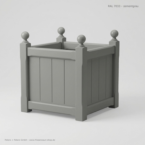 Pflanzkasten SYLT - RAL 7033 zementgrau