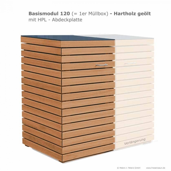 Mülltonnenbox CUBUS - Basismodul