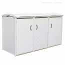 3er Mülltonnenbox SYLT 120
