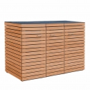 3er Mülltonnenbox CUBUS 240 - geölt