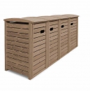 4er Mülltonnenbox STANDARD 240