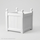 Sylter Pflanzkübel mit Kugeln - lackiert